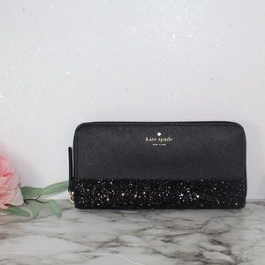 🎀NWT Kate Spade Neda Glitter Wallet